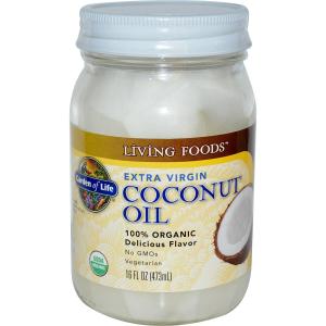 Coconut oil from the supermarket smells great, it works as a lubricant and will cure or prevent yeast infections. 